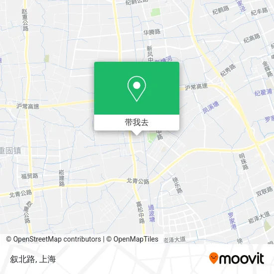 叙北路地图