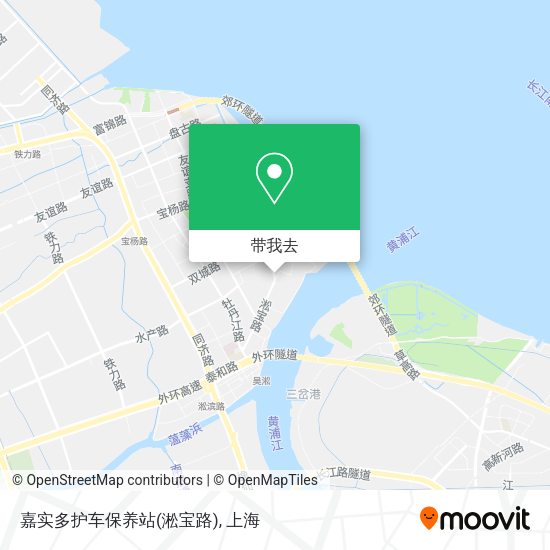 嘉实多护车保养站(淞宝路)地图