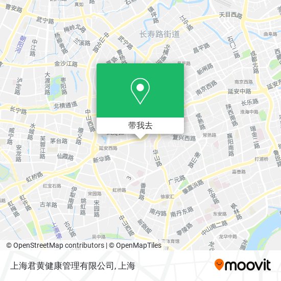 上海君黄健康管理有限公司地图