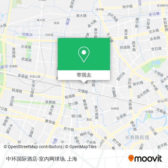 中环国际酒店-室内网球场地图