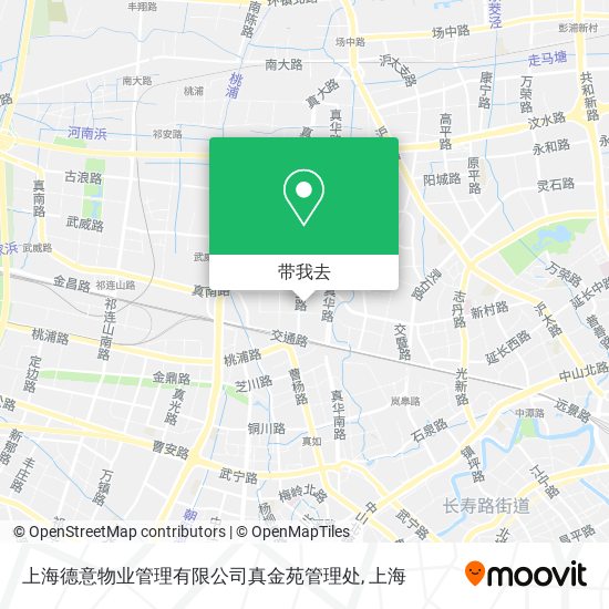 上海德意物业管理有限公司真金苑管理处地图