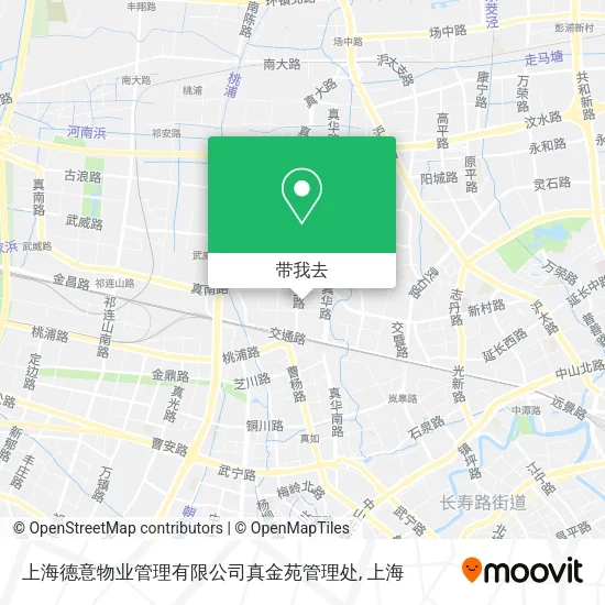 上海德意物业管理有限公司真金苑管理处地图
