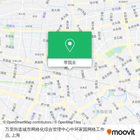 万里街道城市网格化综合管理中心中环家园网格工作点地图