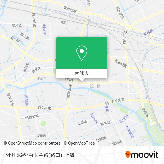 牡丹东路/白玉兰路(路口)地图