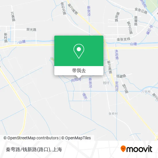 秦弯路/钱新路(路口)地图