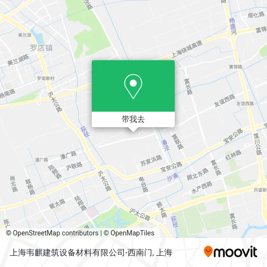 上海韦麒建筑设备材料有限公司-西南门地图