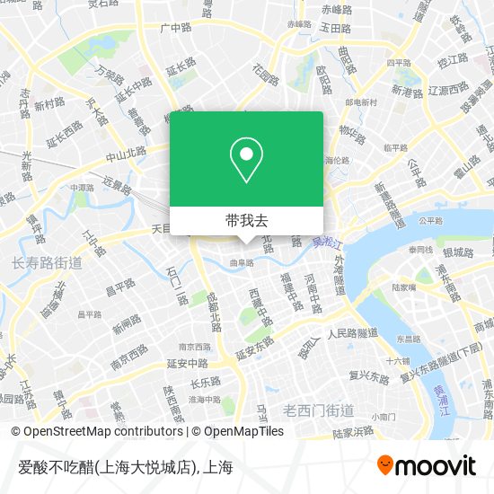 爱酸不吃醋(上海大悦城店)地图