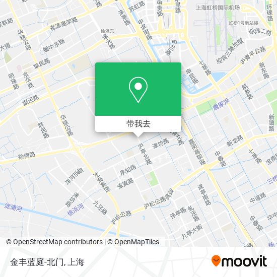 金丰蓝庭-北门地图