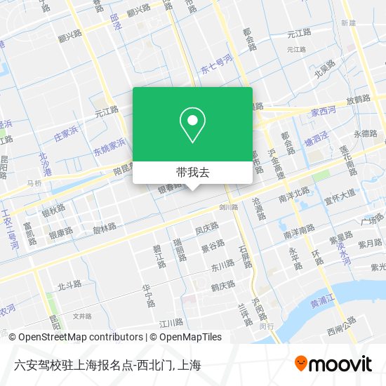 六安驾校驻上海报名点-西北门地图