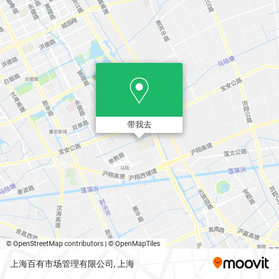 上海百有市场管理有限公司地图