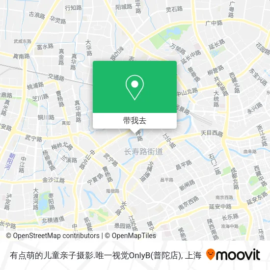 有点萌的儿童亲子摄影.唯一视觉OnlyB(普陀店)地图