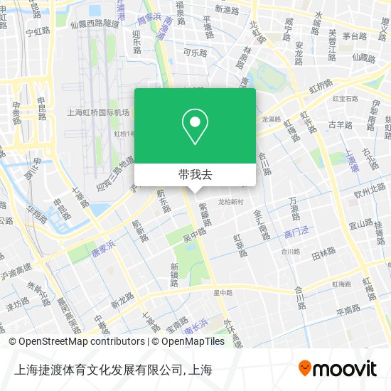 上海捷渡体育文化发展有限公司地图