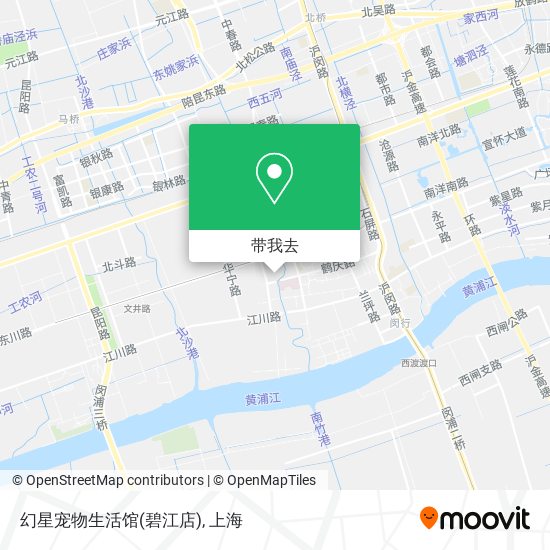 幻星宠物生活馆(碧江店)地图