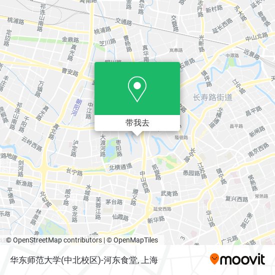 华东师范大学(中北校区)-河东食堂地图