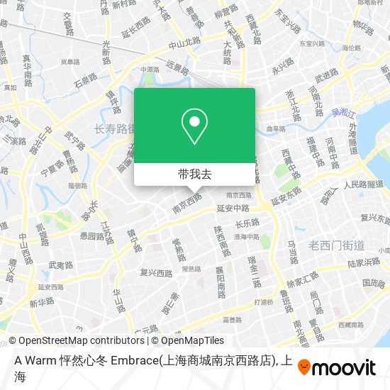 A Warm 怦然心冬 Embrace(上海商城南京西路店)地图