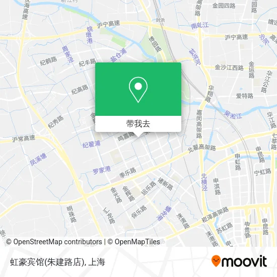 虹豪宾馆(朱建路店)地图