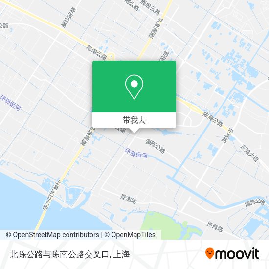 北陈公路与陈南公路交叉口地图