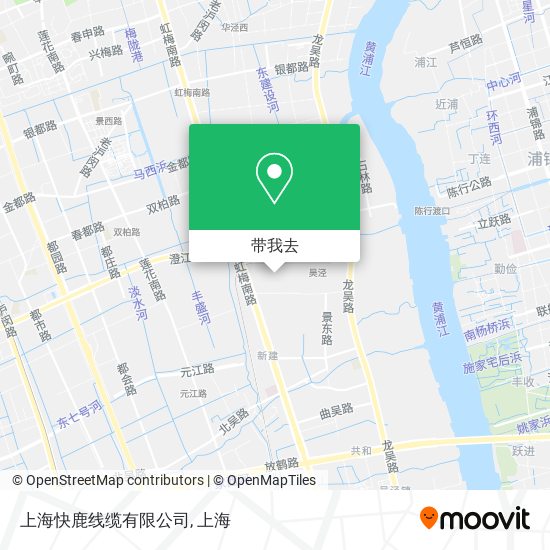 上海快鹿线缆有限公司地图