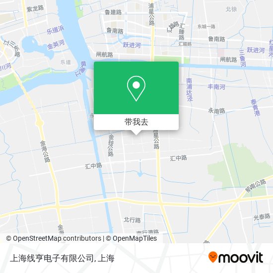 上海线亨电子有限公司地图