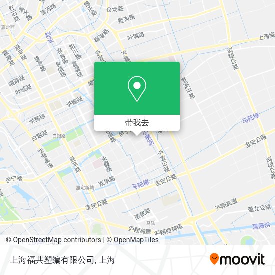上海福共塑编有限公司地图