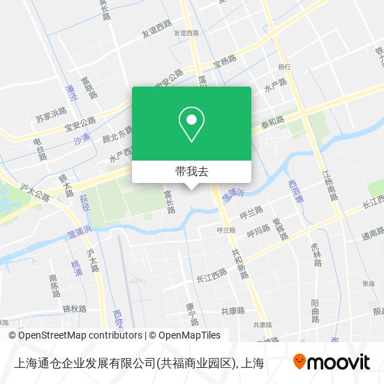 上海通仓企业发展有限公司(共福商业园区)地图