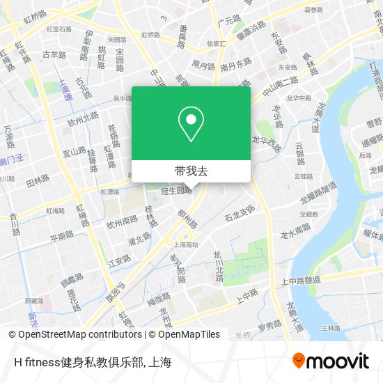 H fitness健身私教俱乐部地图