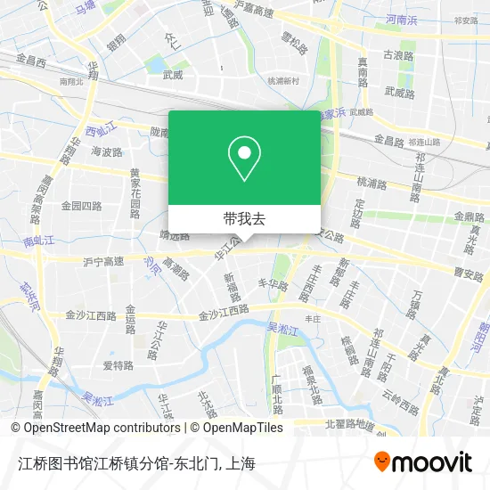 江桥图书馆江桥镇分馆-东北门地图