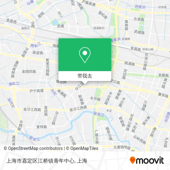 上海市嘉定区江桥镇青年中心地图