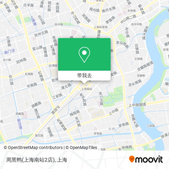 周黑鸭(上海南站2店)地图