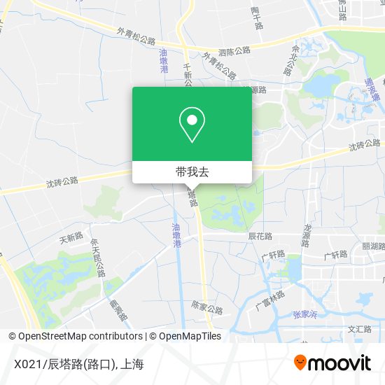 X021/辰塔路(路口)地图