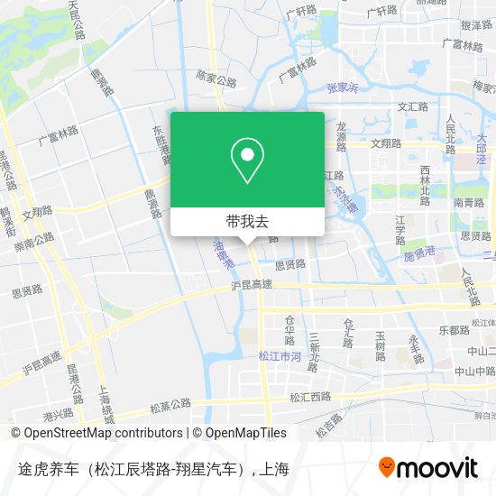 途虎养车（松江辰塔路-翔星汽车）地图