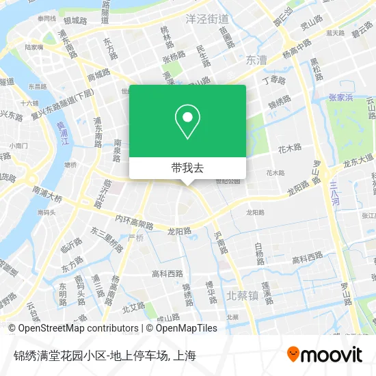 锦绣满堂花园小区-地上停车场地图