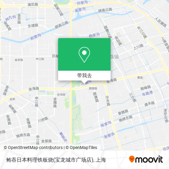 鲔吞日本料理铁板烧(宝龙城市广场店)地图
