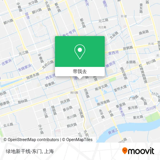 绿地新干线-东门地图