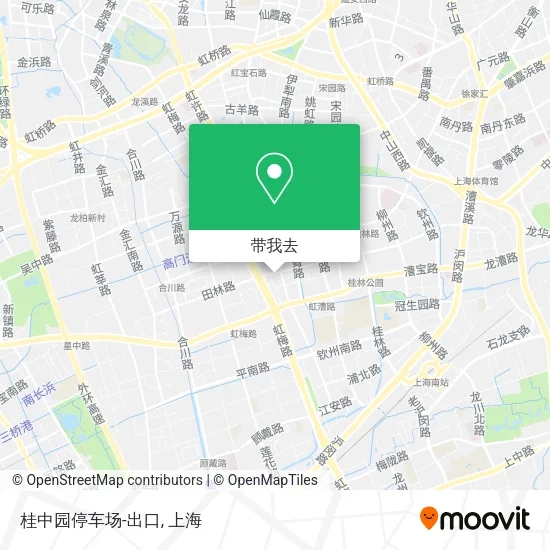 桂中园停车场-出口地图