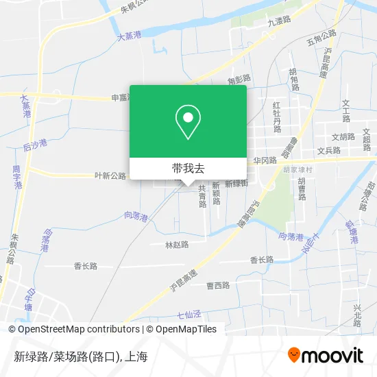 新绿路/菜场路(路口)地图