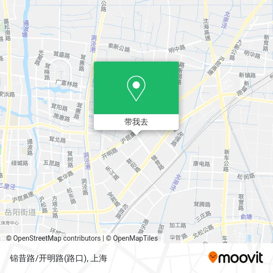锦昔路/开明路(路口)地图