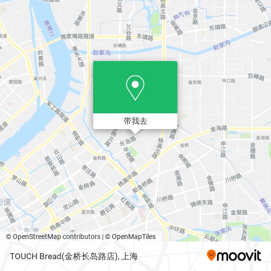 TOUCH Bread(金桥长岛路店)地图