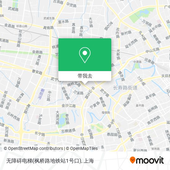 无障碍电梯(枫桥路地铁站1号口)地图