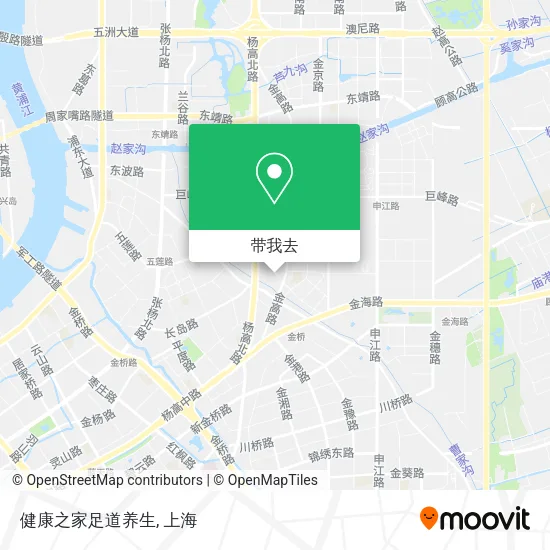 健康之家足道养生地图