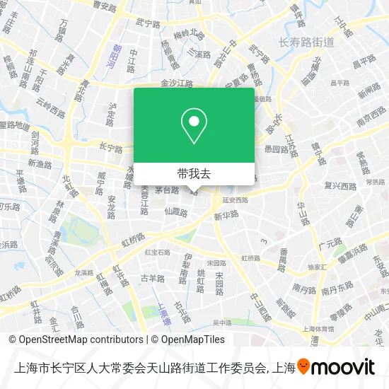 上海市长宁区人大常委会天山路街道工作委员会地图