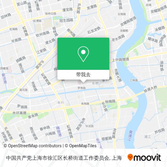 中国共产党上海市徐汇区长桥街道工作委员会地图