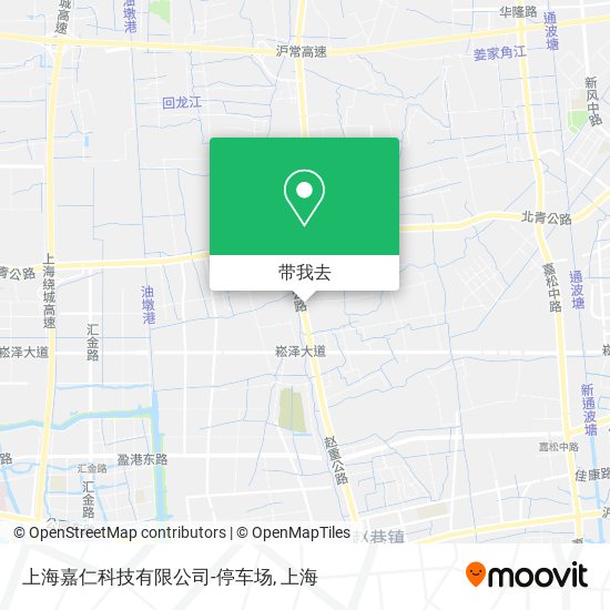 上海嘉仁科技有限公司-停车场地图