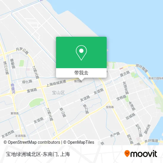 宝地绿洲城北区-东南门地图