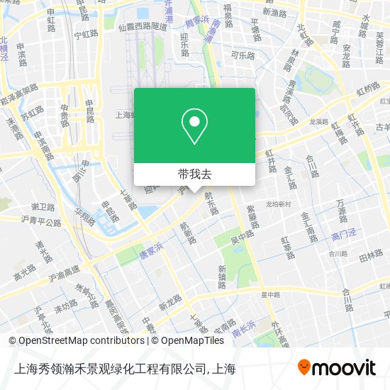 上海秀领瀚禾景观绿化工程有限公司地图