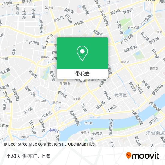 平和大楼-东门地图