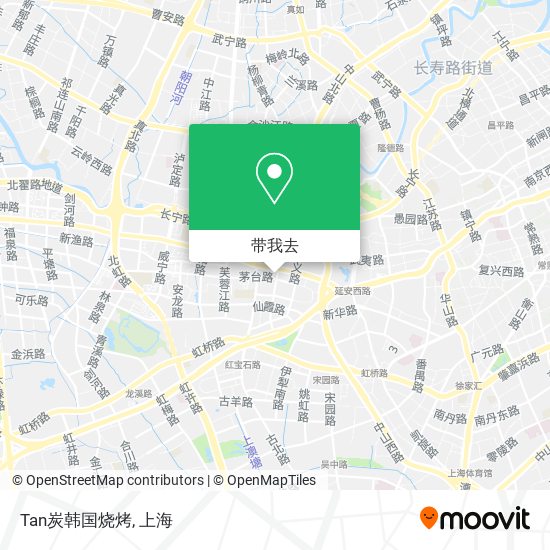 Tan炭韩国烧烤地图