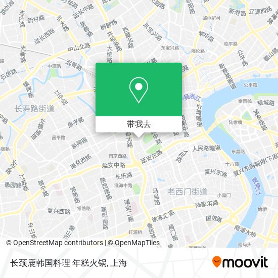 长颈鹿韩国料理 年糕火锅地图