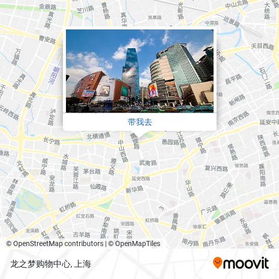 龙之梦购物中心地图