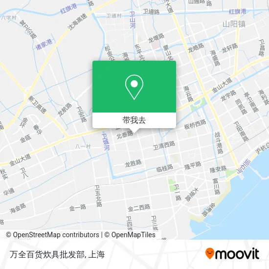 万全百货炊具批发部地图